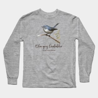 Blue-grey Gnatcatcher - The Bird Lover Collection Long Sleeve T-Shirt